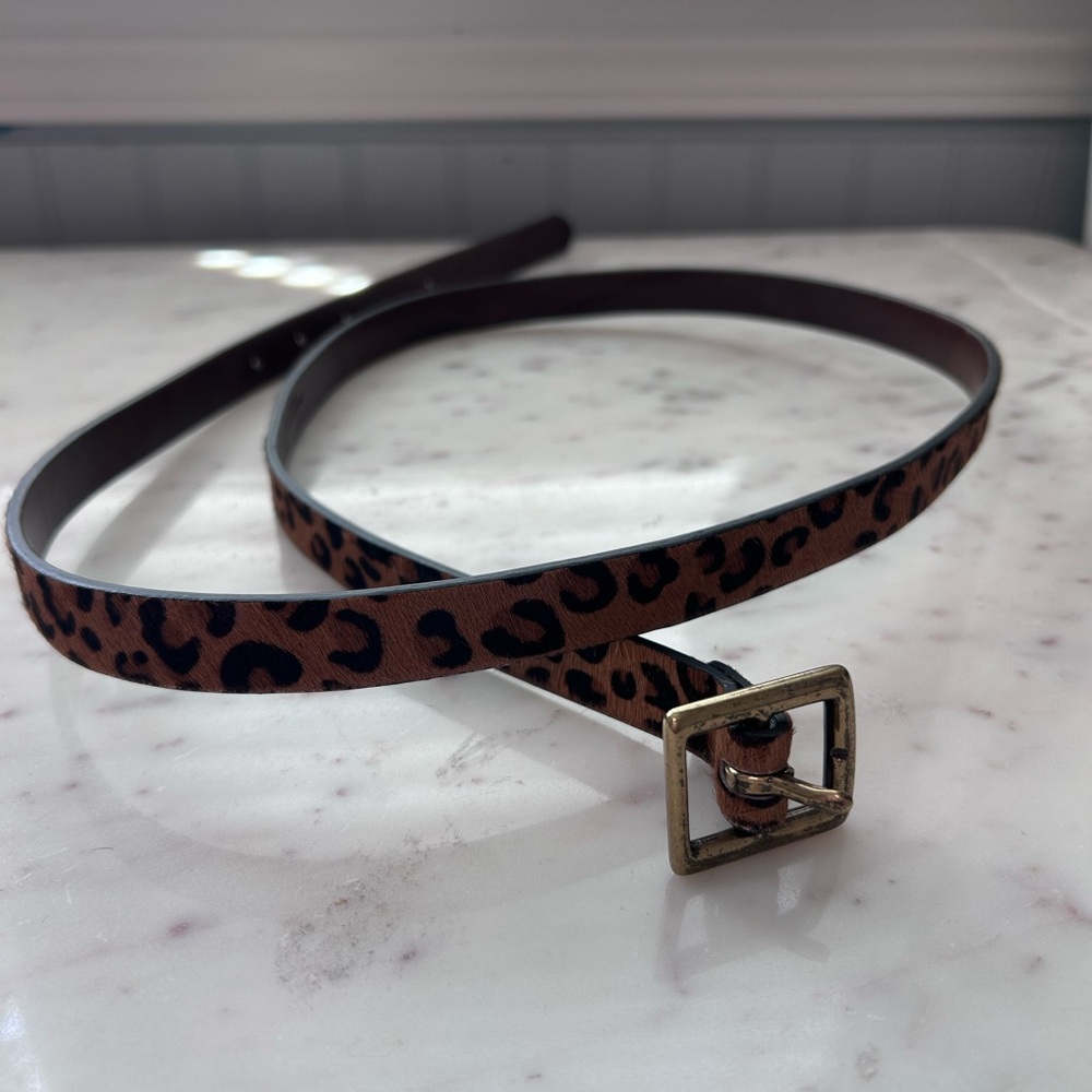 Leopard Print Women's Belt